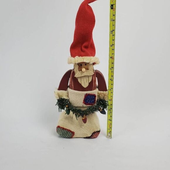 Wooden Santa Clause Christmas Holiday Ornament Decor - Picture 3 of 3